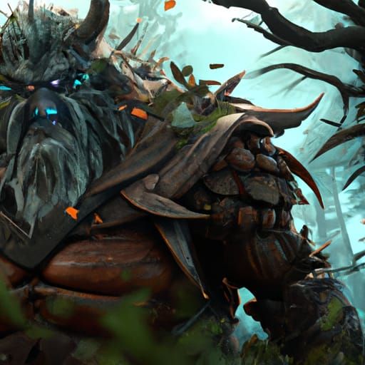 The Mad King in Dark Fantasy Style