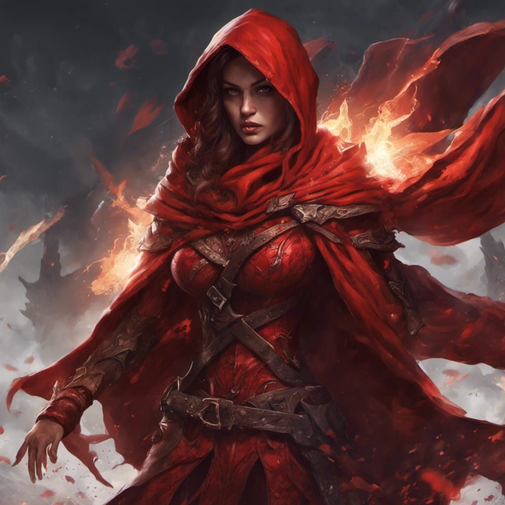 Red-Robed Wizard: D&D Character Concept Art