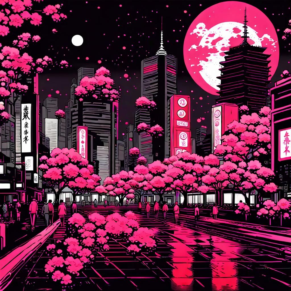 Neo Tokyo Pop: Retro Future Cityscape