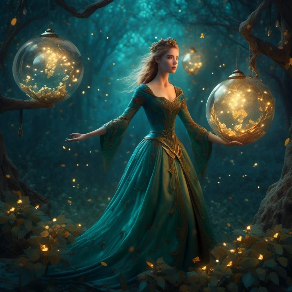 Magical Forest Encounter with Sorcerer and Wizard