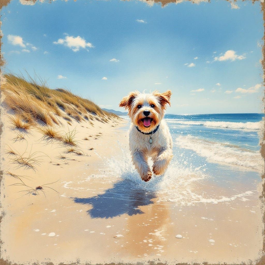 May you have sandy paws and avoid crabs claws