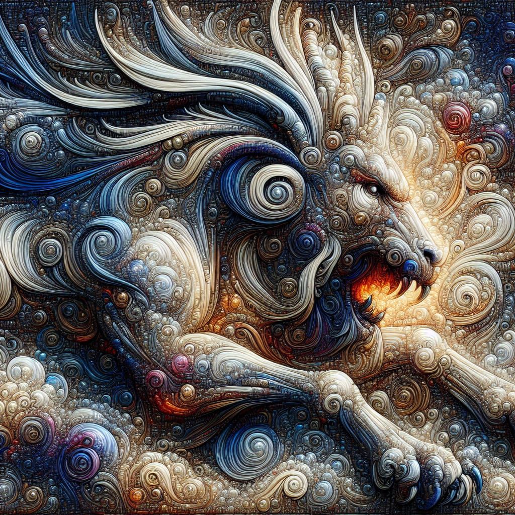 Wildly Detailed Masterpiece of a Tumultuous Beast