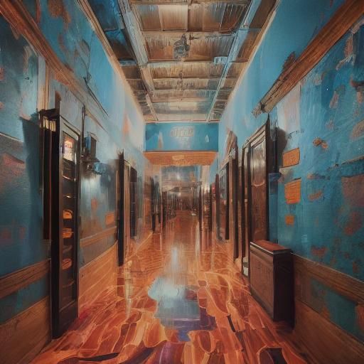 Terrified Anime Character in Dark, Cinematic Scene