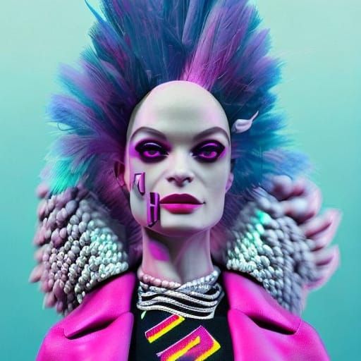 Detailed Portrait in Warm Light