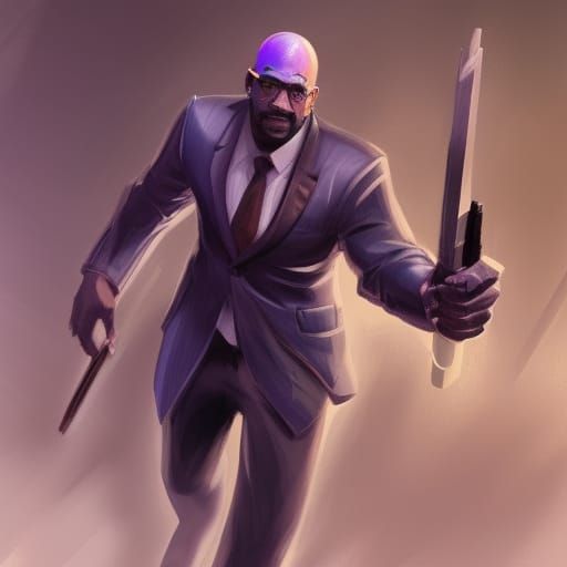 City Commissioner Concept Art in 3D Game Style