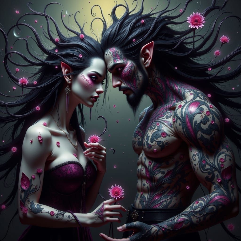 Mysterious Fae Declares Love to Frightened Woman in Dark, Ma...