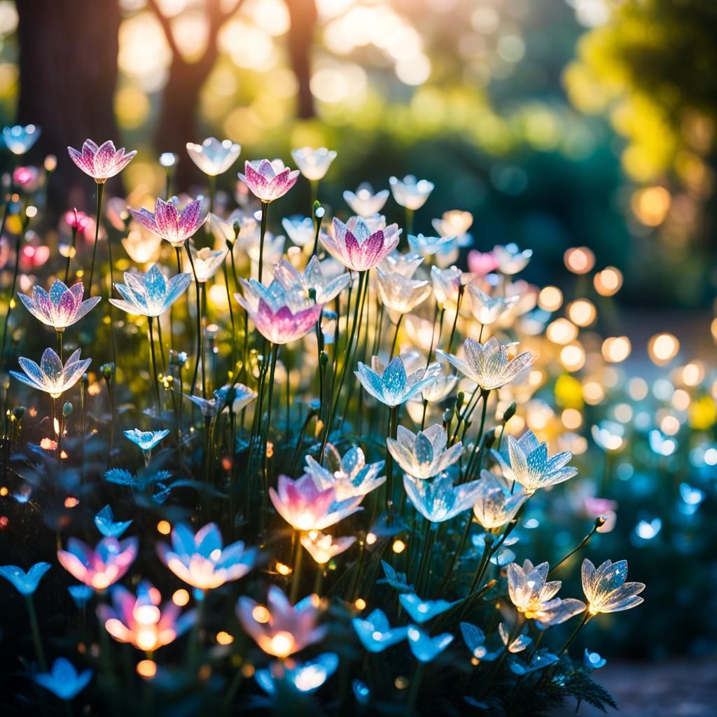 Crystal Flower Garden: Professional Photography