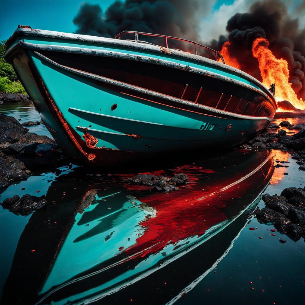 Blood In The Water - Cinematic Destruction Scene of Ambushed...