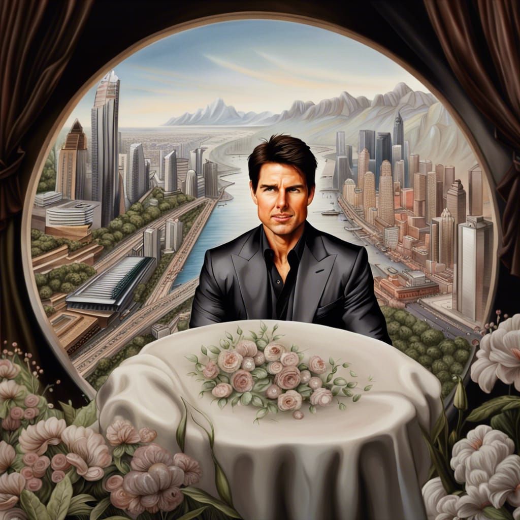 Realistic Portrait of a Handsome Man