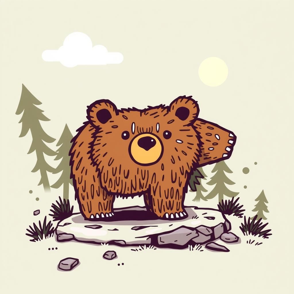 AI Generated Boognish-Bear