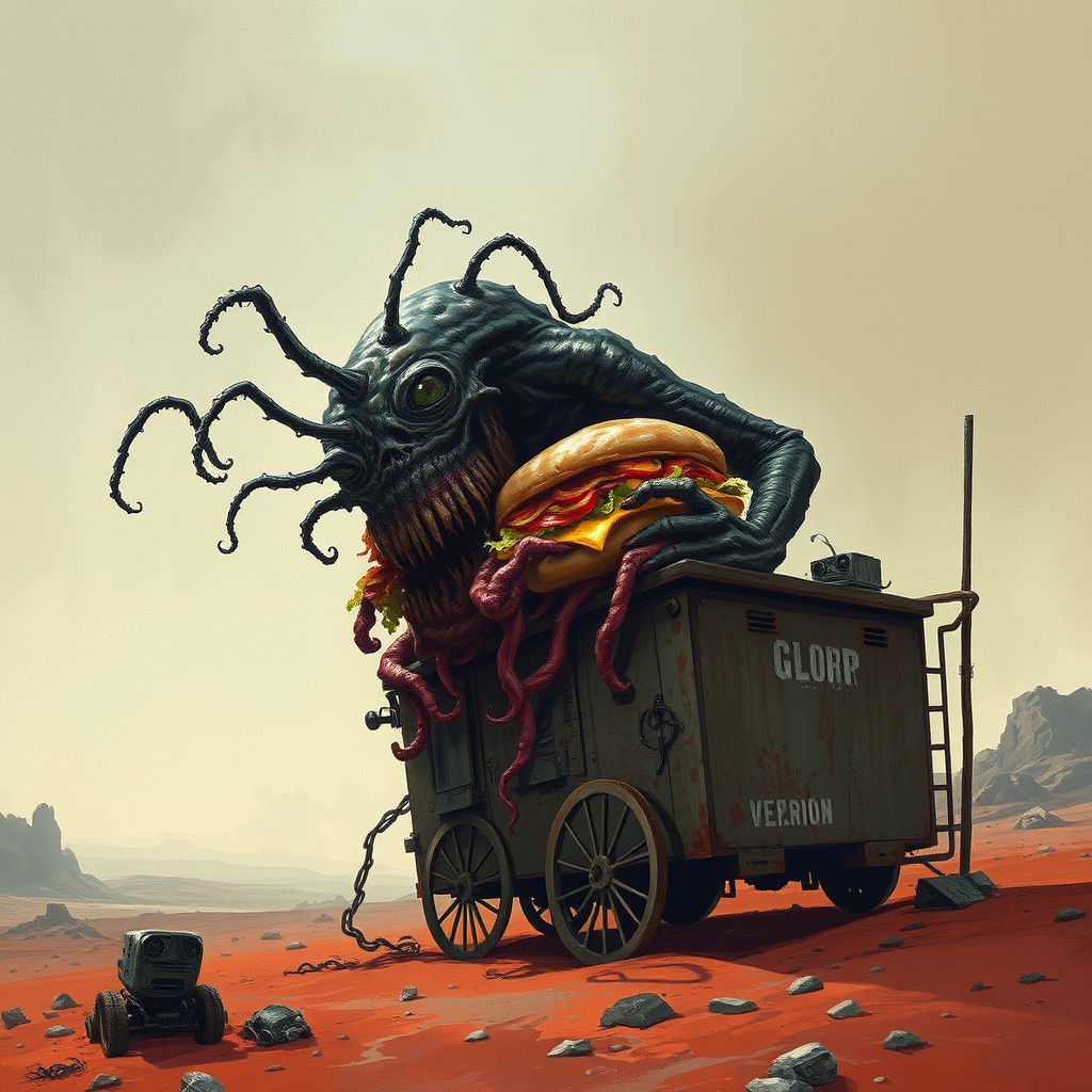 Martian Glorp Sandwich