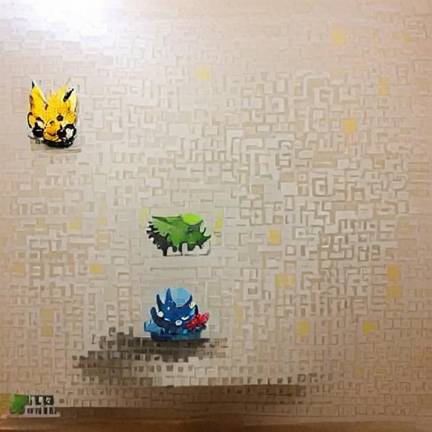 Pokémon Character in 8-bit Pixel Art