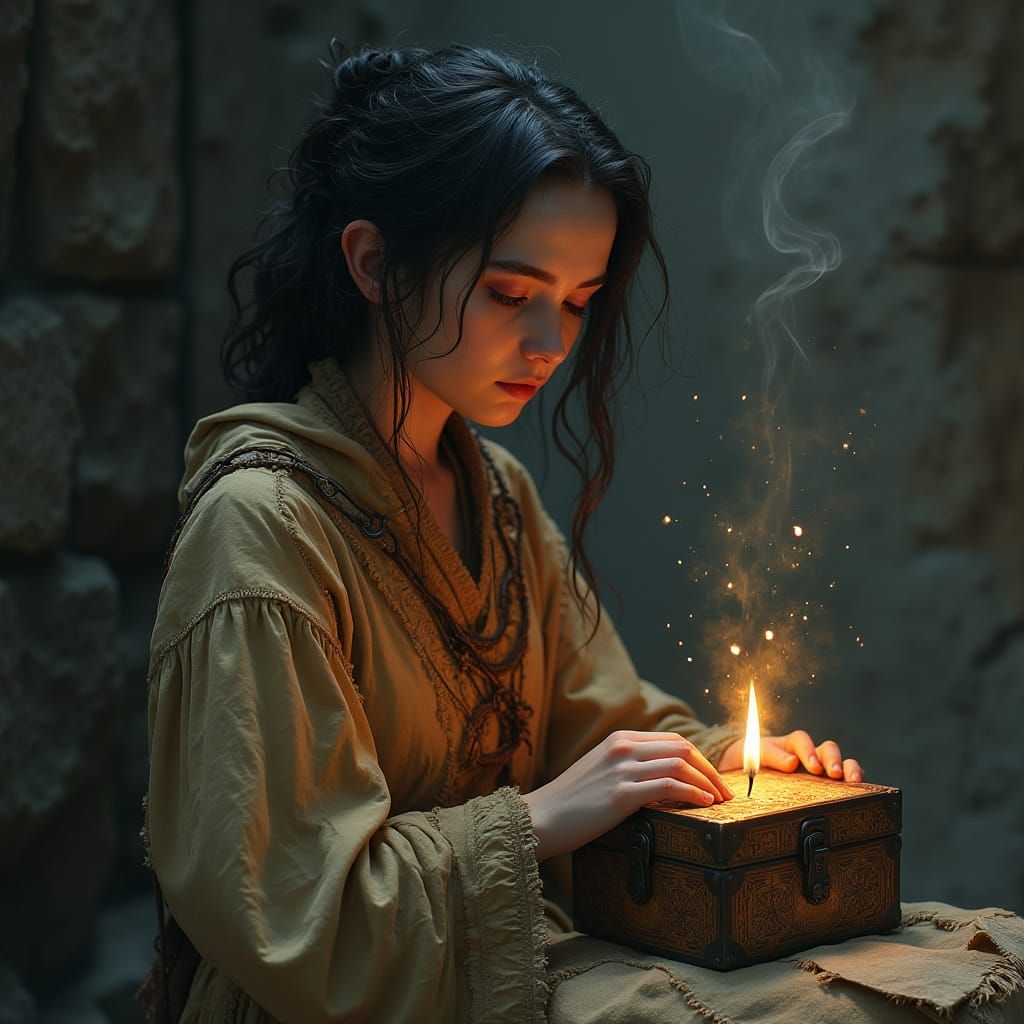 Young Scribe Searches for Forgotten Truths in a Fading Ember