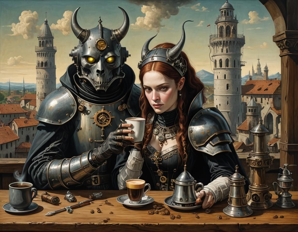 Saint, Gargoyle, and Steampunk Tower of Pisa