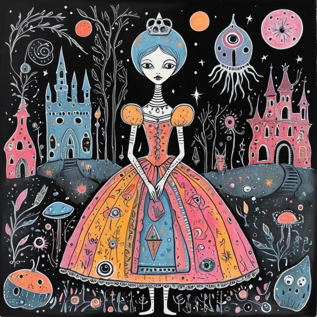 Gothic Alien Cinderella: Psychedelic Occult Fairytale