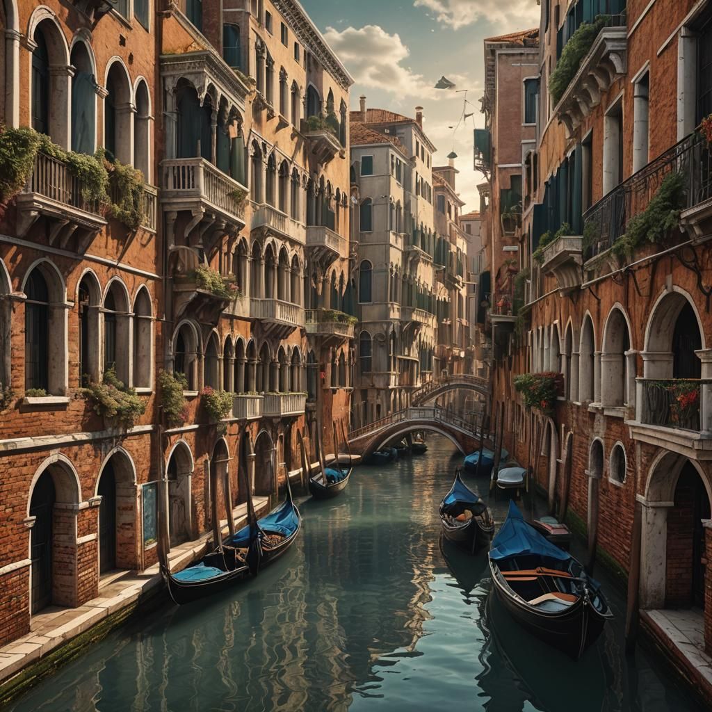 Venice Canal: Epic Cinematic Digital Matte Painting