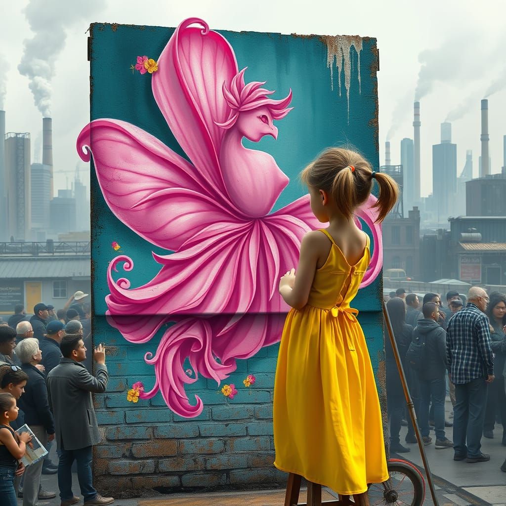 Vibrant Urban Princess Unfolds