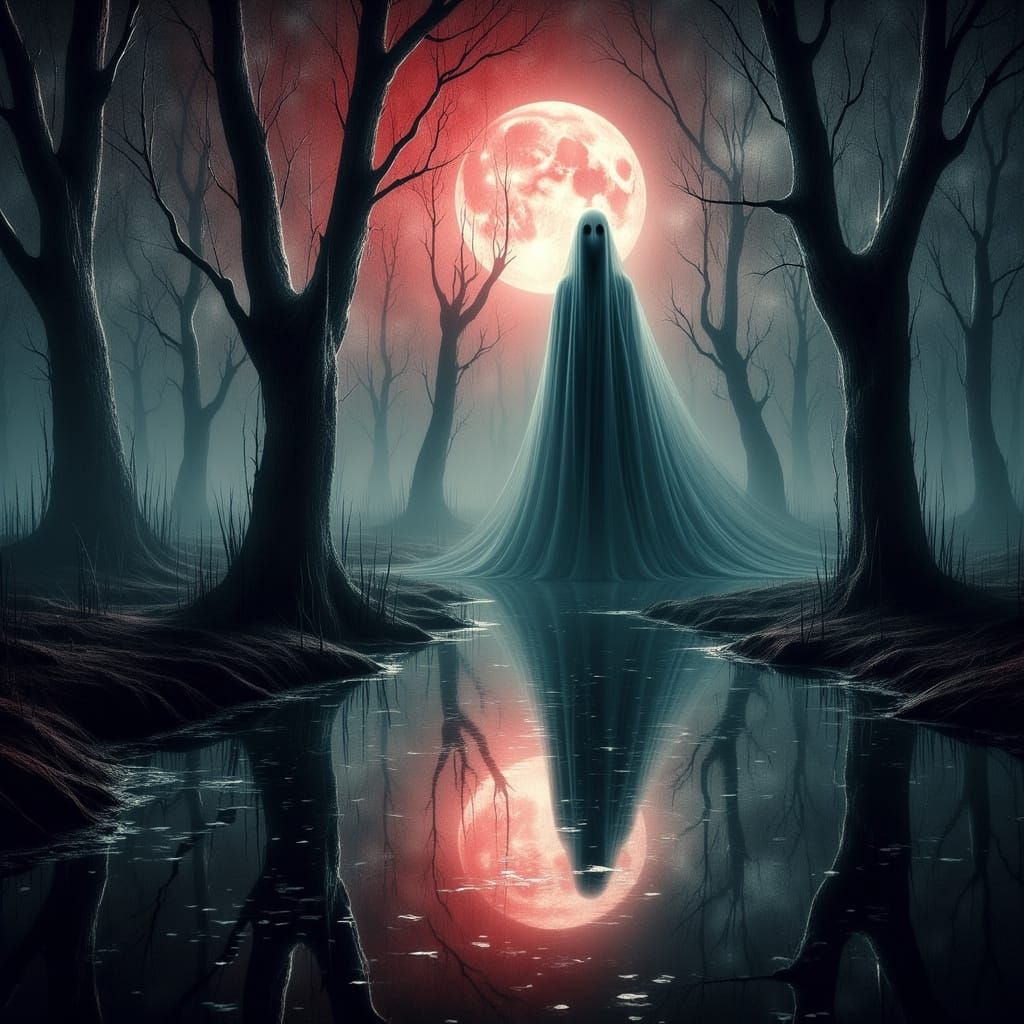 Milady's Ghost Haunts River Under Bloody Moon