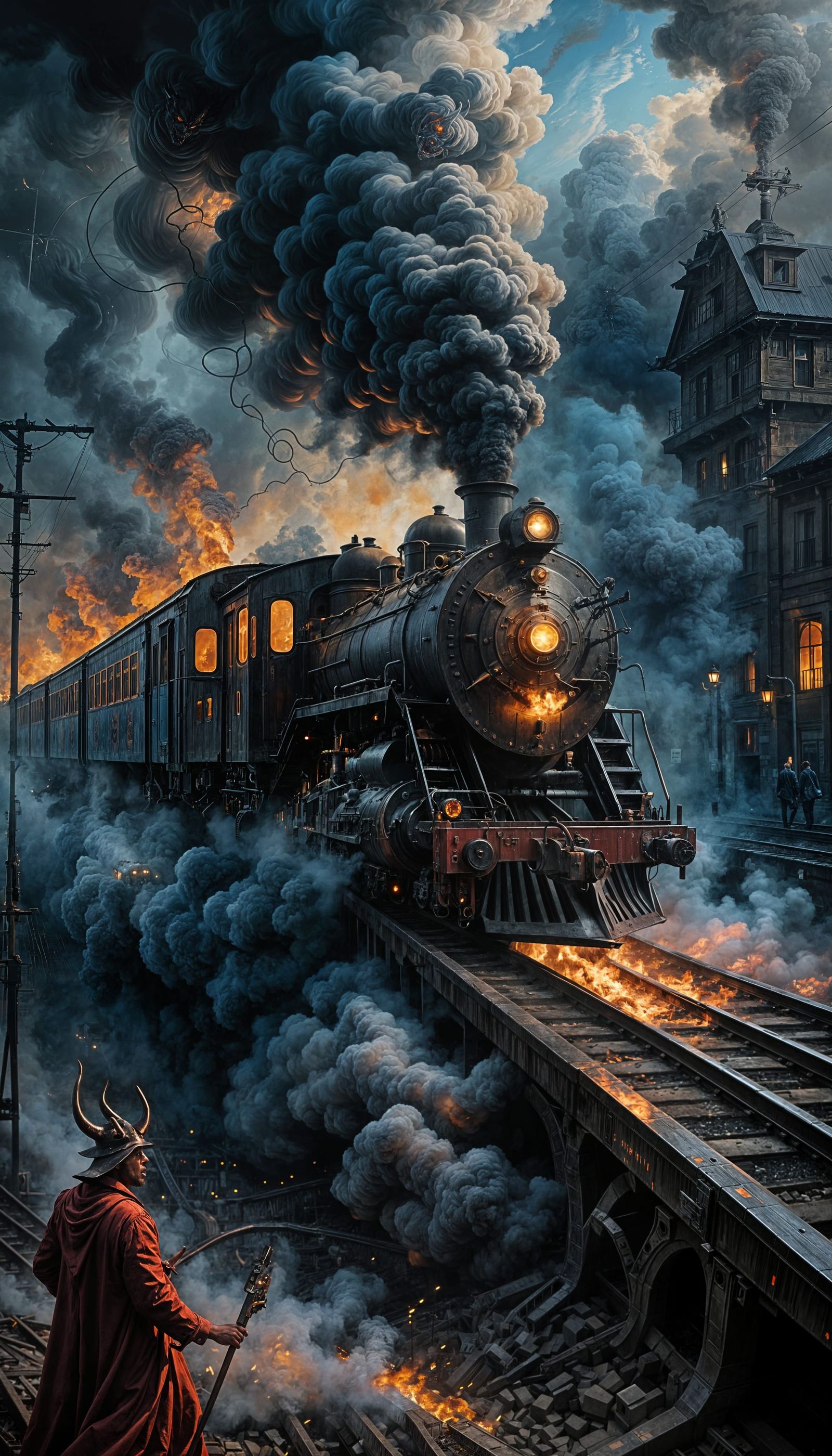Train Running From the Devil: A Symbolic Chase