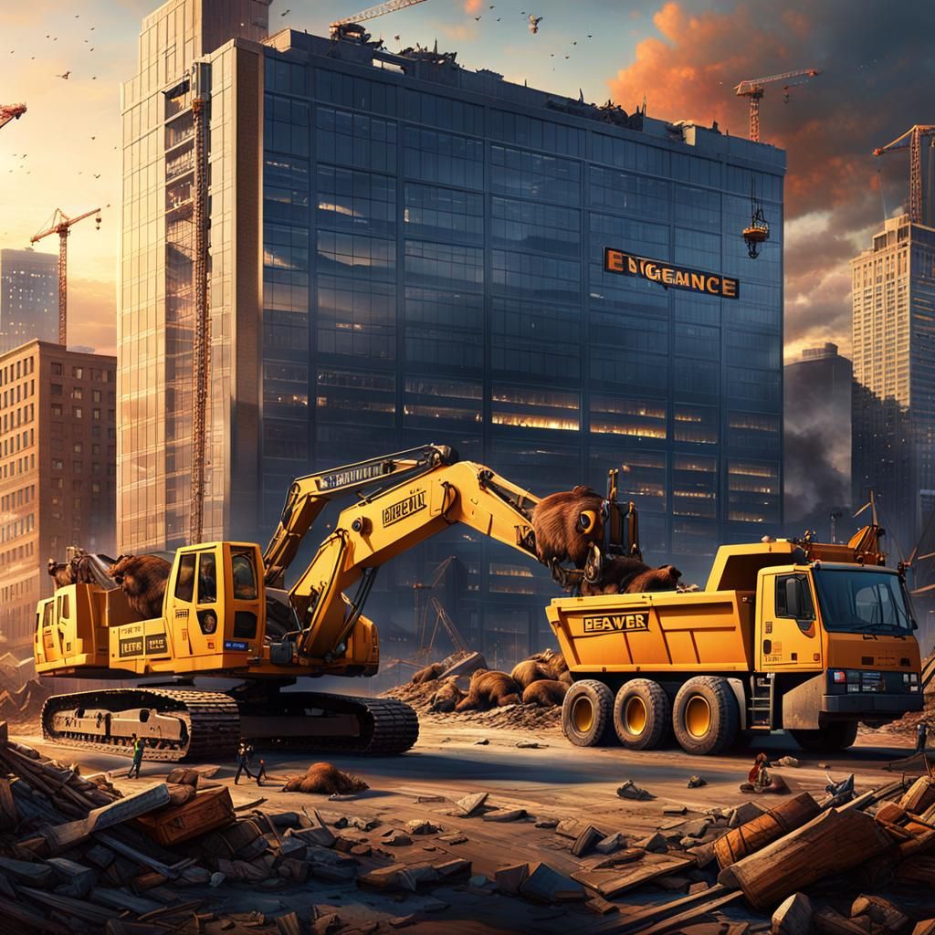 Beavers Build a Skyscraper: Digital Matte Painting