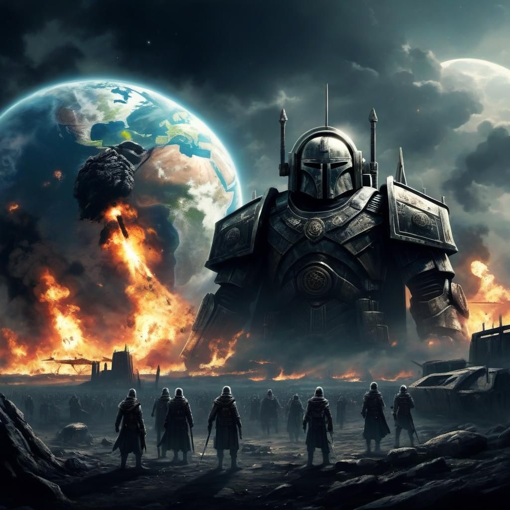 Unity Against Adversity: A Digital Art Depiction