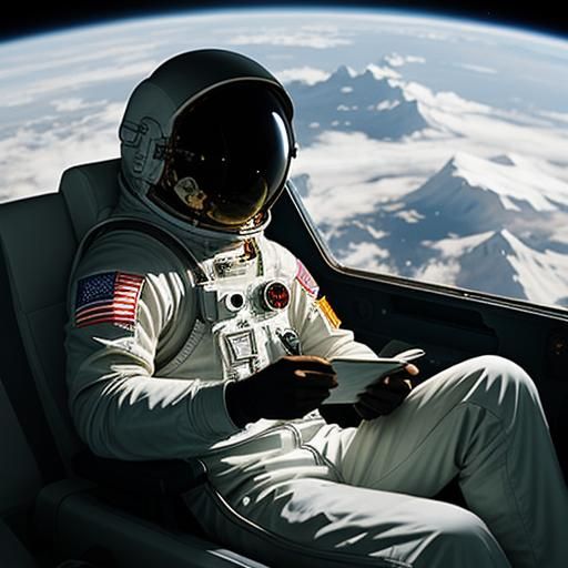 Lonely Astronaut's Past Life in Deep Space