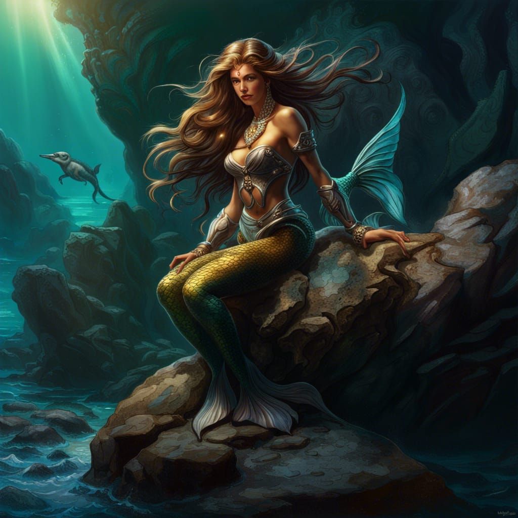 Fantasy Mermaid Art in 8k Resolution