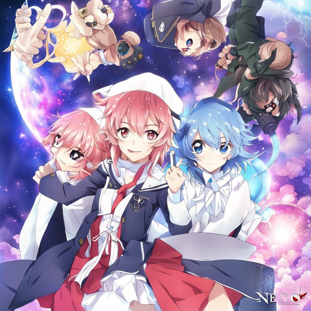 Neco Arc in Anime Key Visual Style