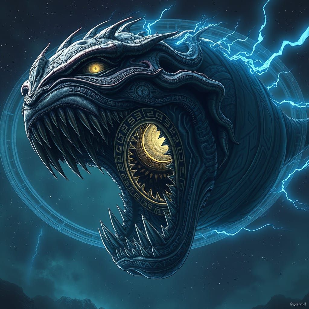 Colossal, Eldritch Creature Consumes Planetary Systems in Gl...