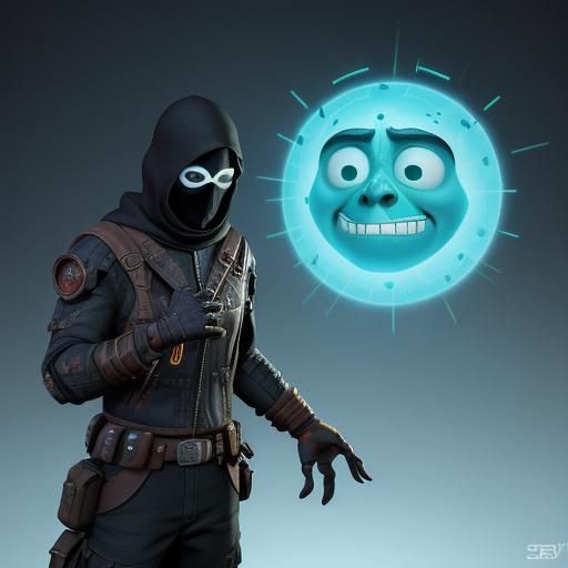 Scared Boy Covers Face in Fear: Pixar Style