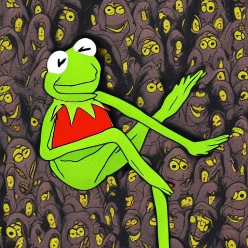 Kermit's Surreal Descent into a Hellscape