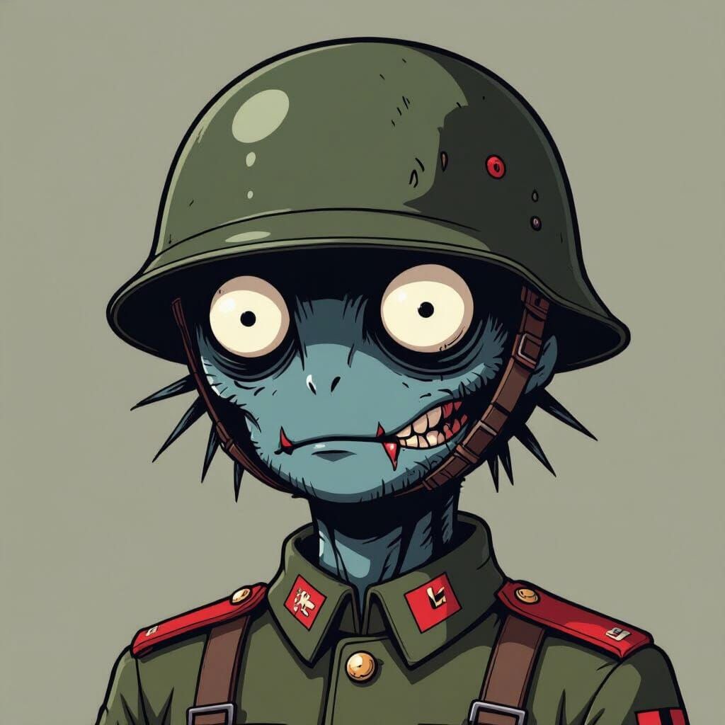 Cringe Simp Parasyte Emote in Dark Humor Style