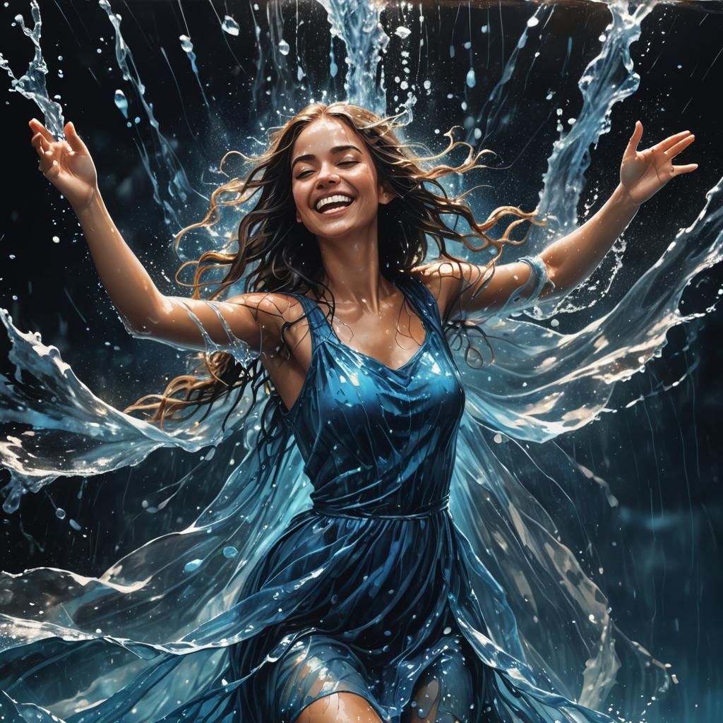 Water Woman: Fantasy Art in Unreal Engine 5