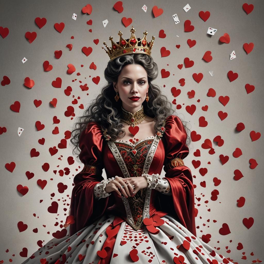 Create a hyperdetailed photorealistic macro image of a queen...