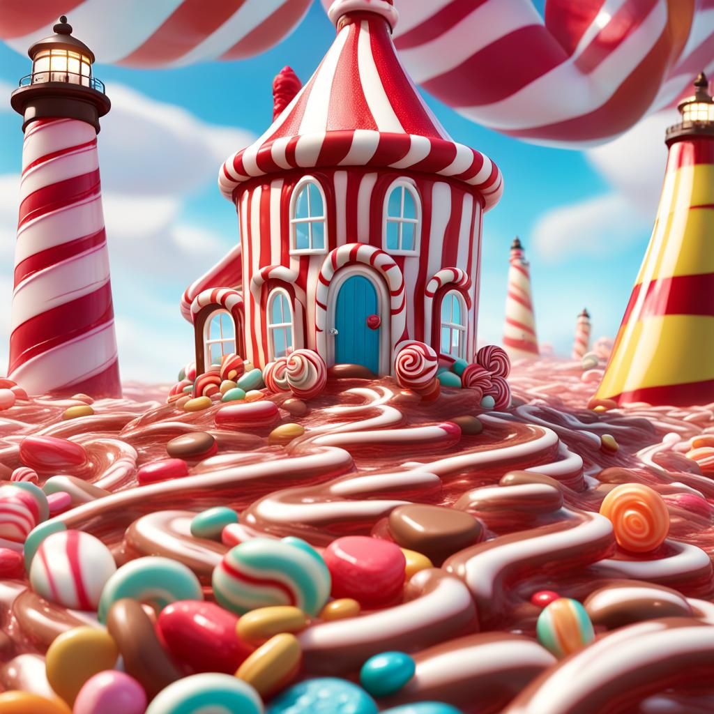 Candy Wonderland Race Through Chocolate River