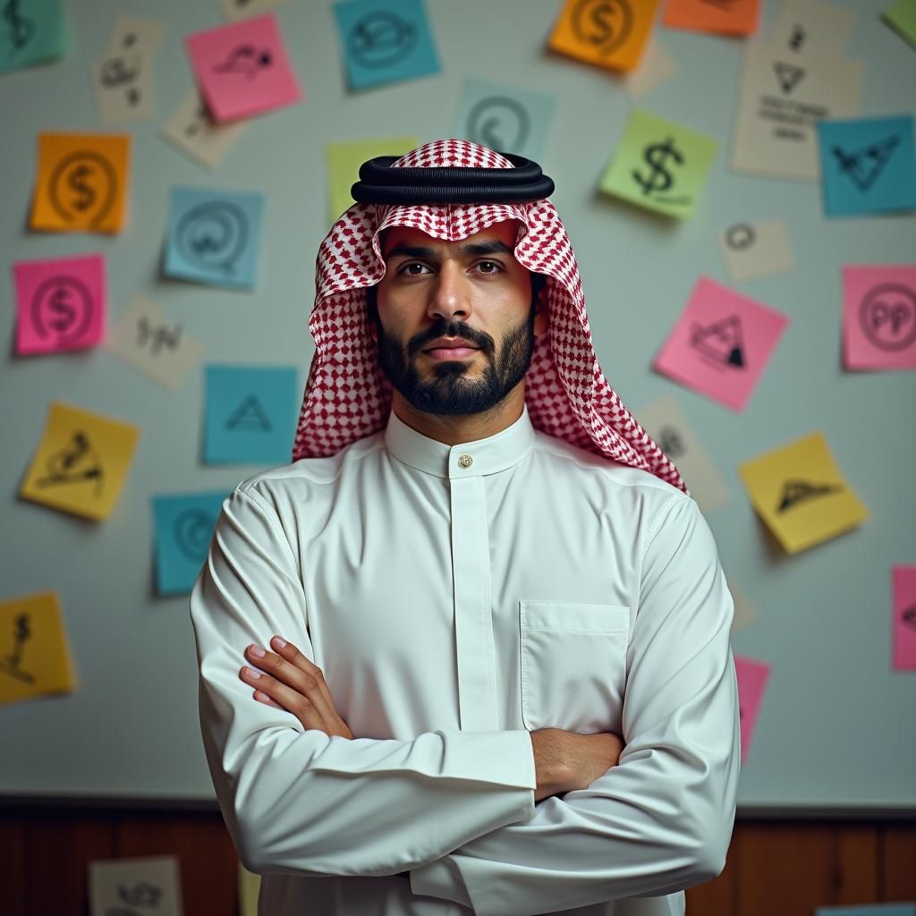 Concerned Saudi Man Amidst Ineffective Training Frameworks