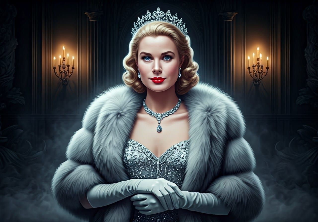 Princess Grace Kelly: Dark Fantasy Concept Art
