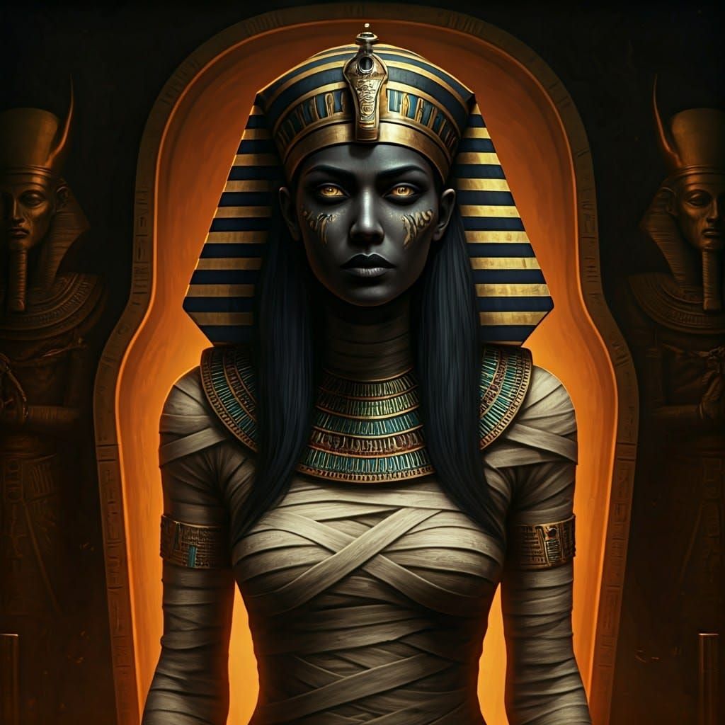 Undead Pharaoh: a Cinematic Portrait of Nyarlathotep