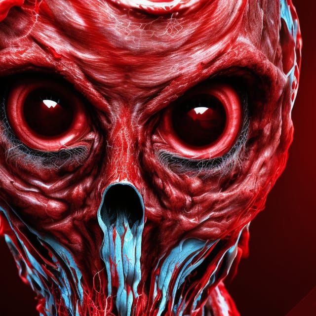 Intricately Detailed Horror Concept Art in 8k