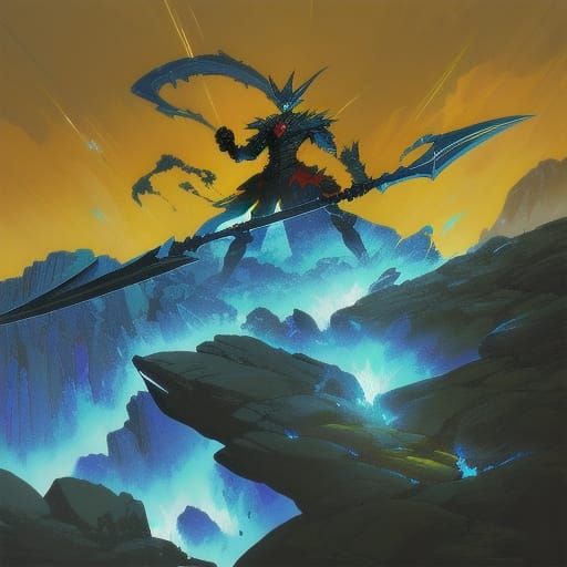 Scizor in Dynamic Comic Book Illustration Style