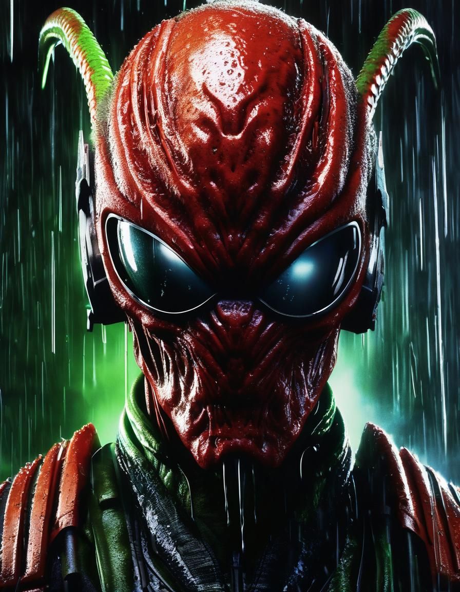 Intelligent insectoid alien