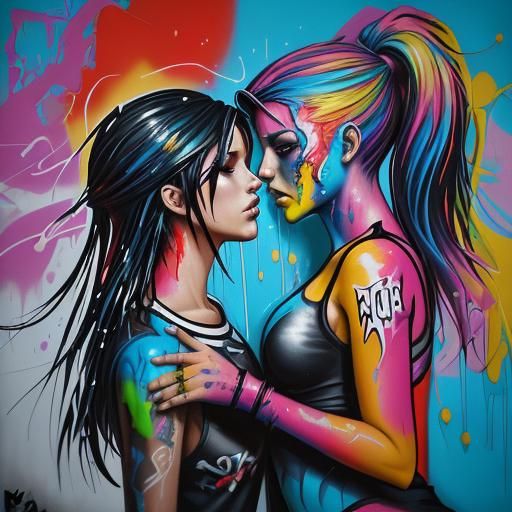 Forbidden Love: Graffiti Art in Street Style