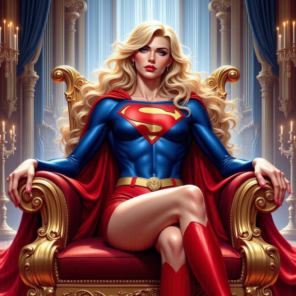 Supergirl Reigns Supreme on Crystal Throne