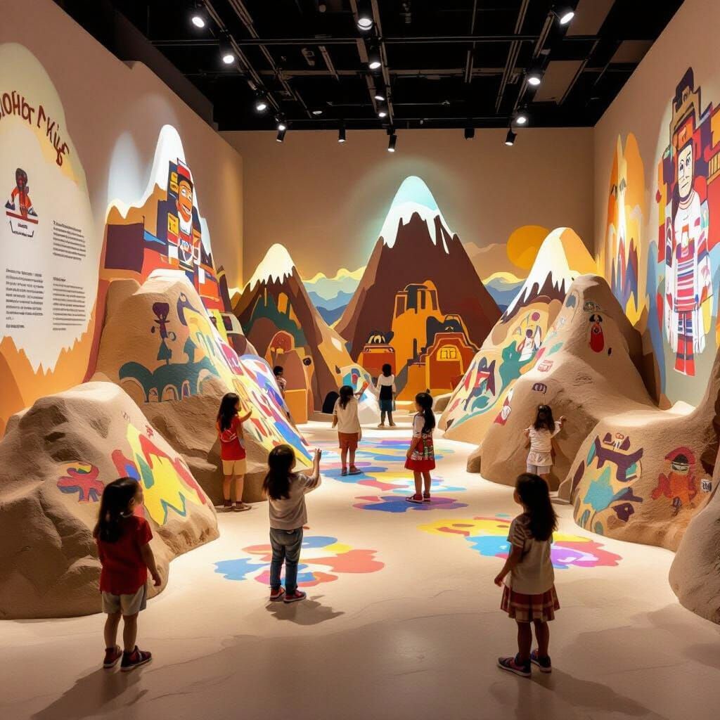 Inca Culture Exhibition Room for Children at World Expo 2027