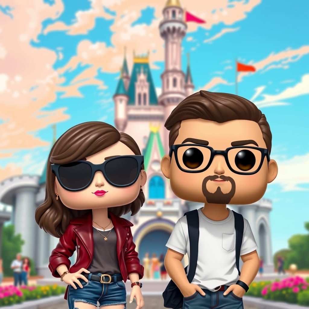 Funko Pop Figure Disney Dylan Woman and Baran from the Turki...