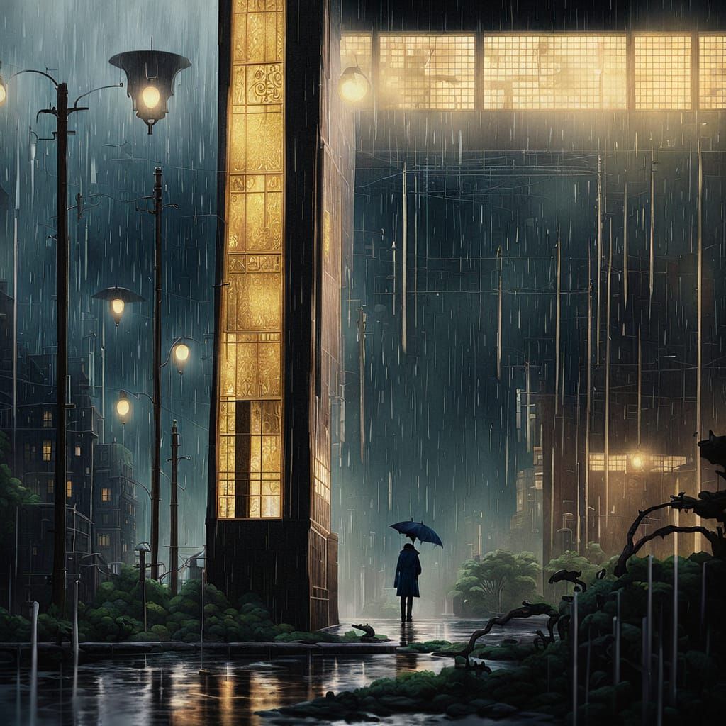 Cinematic Cityscape at Dusk