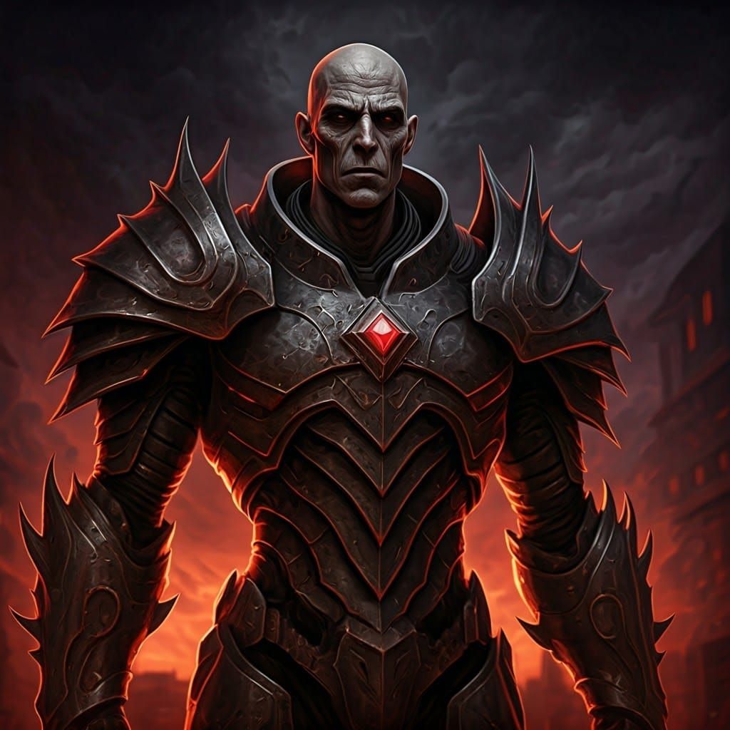 Demonic Armored Figure Gazes Upon Beach City