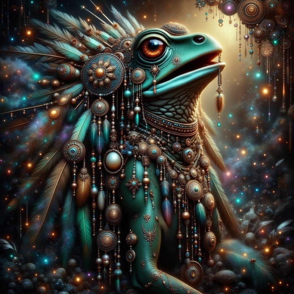 A Ethereal frog Princess.