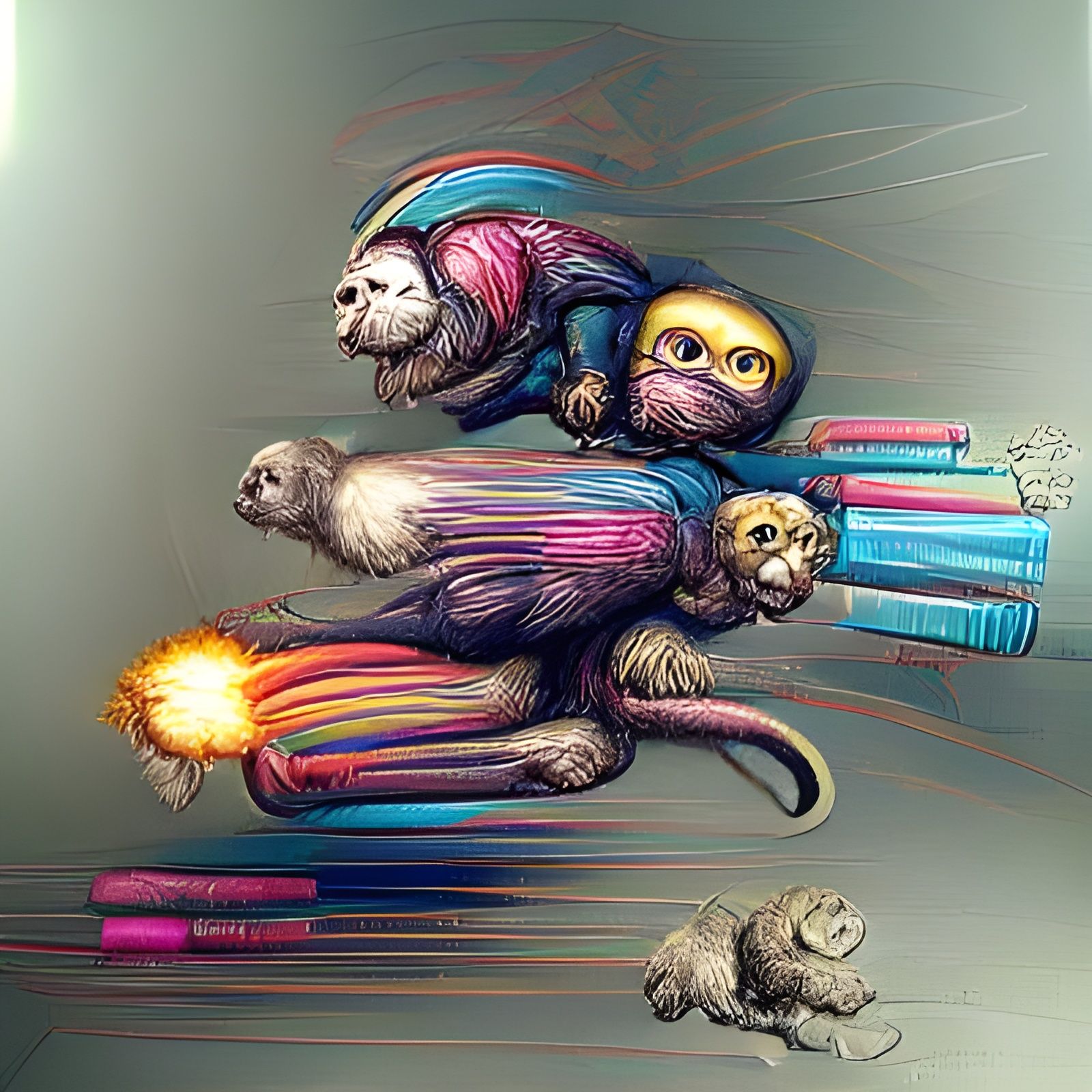 Rocket Monkeys Attack: Cel-Shaded Horror Masterpiece