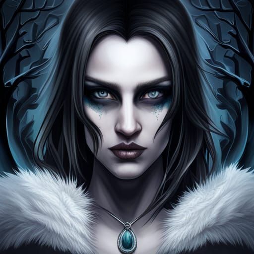 Black Metal Musician in Norwegian Forest, Hyperrealistic Por...